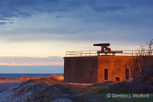 Fort Gaines At Dawn_55711.jpg - Photographed on Dauphin Island, Alabama, USA.